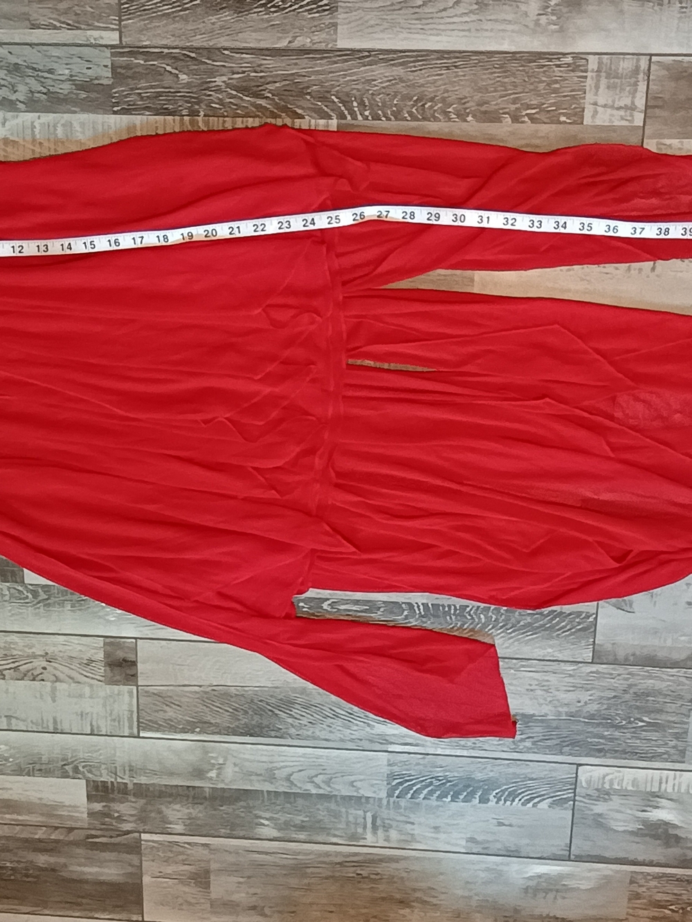Ruby Rox Red Strapless High-Low Chiffon Dress - Picture 5 of 8